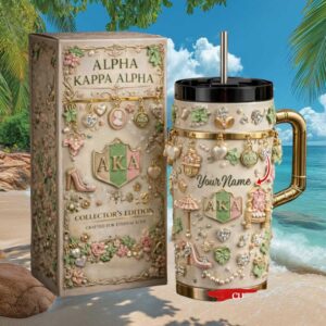 Alpha Kappa Alpha Personalized AKA Sorority Collector's Edition Tumbler
