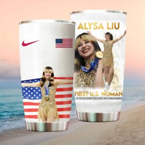 Alysa Liu Team USA Figure Skating Commemorative 20oz Tumbler First U.S. Woman Gold Medalist