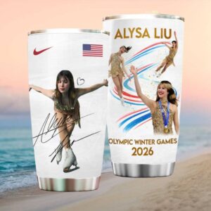 Alysa Liu Team USA Olympic Winter Games 2026 Figure Skating Signature Tumbler