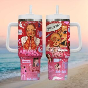 Ariana Grande Eternal Sunshine Era Pop Art 40oz Tumbler Wrap