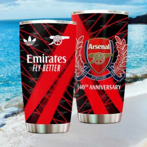 Arsenal FC 140th Anniversary Special Edition Emirates Graphic Tumbler
