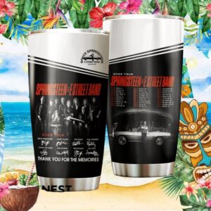Bruce Springsteen & E Street Band 2023 World Tour Signatures Memory Tumbler