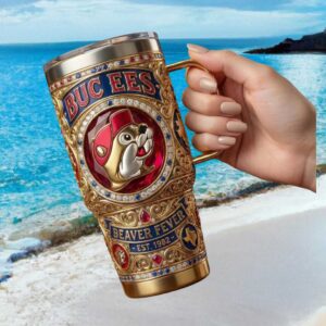 Buc ee’s Beaver Fever Est 1982 Vintage Texas Pride Tumbler
