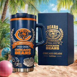 Chicago Bears 106th Anniversary 1920 2026 Heritage 40oz Tumbler