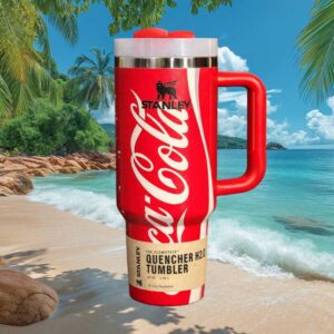 Classic Coca Cola Red Logo Quencher Tumbler