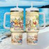 Winnie The Pooh 100 Years Celebration Sketch Art Insulated Tumbler with Handle Winnie The Pooh 100 Years Celebration Sketch Art Insulated Tumbler with Handle