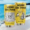 Limited Edition 100 Years Winnie the Pooh Blue Vintage Christopher Robin Tumbler Limited Edition 100 Years Winnie the Pooh Blue Vintage Christopher Robin Tumbler