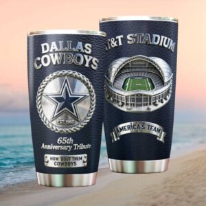 Dallas Cowboys 65th Anniversary Tribute AT&T Stadium “America's Team” Tumbler