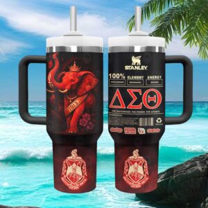 Delta Sigma Theta DST Sorority Elephant 1913 Custom Insulated Tumbler