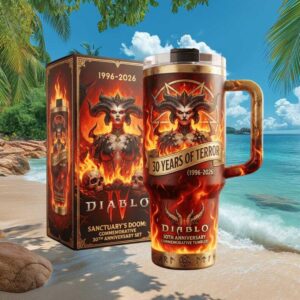 Diablo IV Lilith 30 Years of Terror Sanctuary’s Doom Anniversary Tumbler Set