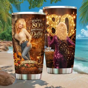 Dolly Parton Happy 80th Birthday 1946 2026 Country Music Legend Tumbler