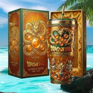 Dragon Ball 40 Years of Legend 1986 2026 Anniversary Commemorative Tumbler