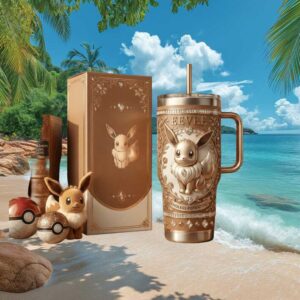 Eevee Endless Potential Luxury Rose Gold 40oz Tumbler