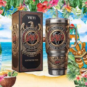 Elvis Presley 91st Anniversary The King of Rock 'N' Roll Gold Jeweled Tumbler