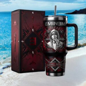 Eminem The Marshall Mathers LP Slim Shady Detroit Rap Tumbler
