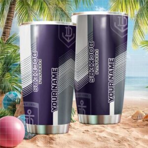Fremantle Dockers AFL Custom Tumbler Personalized Team Colors Travel Tumbler