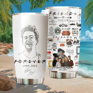 Friends Forever 1994 2023 Anniversary Tumbler   Matthew Perry Memorial Design