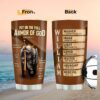 Fall for Jesus He Never Leaves Lion and Lamb Personalized Acrostic Tumbler Fall for Jesus He Never Leaves Lion and Lamb Personalized Acrostic Tumbler