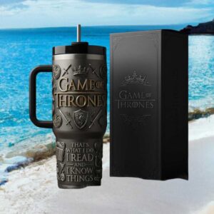 Game of Thrones Tyrion Lannister Quote 3D Iron Throne Tumbler