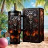 Sublime 40oz Tumbler with Handle Smoke Two Joints 3D Relief Sun & Mushroom Design Sublime 40oz Tumbler with Handle Smoke Two Joints 3D Relief Sun & Mushroom Design