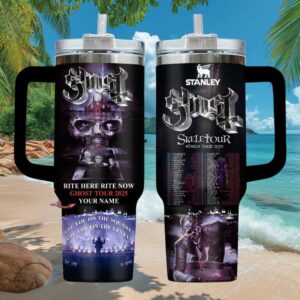 Ghost Band Rite Here Rite Now Skele Tour 2025 World Tour Tumbler