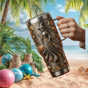 Gothic Witch Autumn Magic Enchanted Season 3D Embossed Art