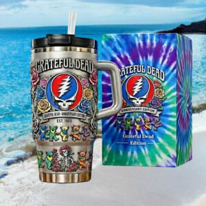 Grateful Dead Anniversary Edition 40oz Tumbler with Handle