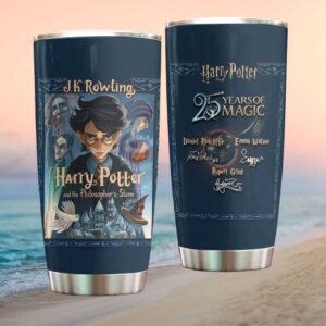 Harry Potter 25 Years of Magic Philosopher's Stone Anniversary Signature Tumbler