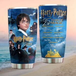 Harry Potter Blue Magical Mist 25 Years of Magic Multi Character Tumbler