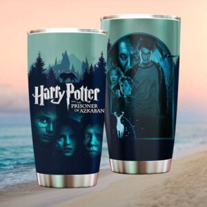 Harry Potter and the Prisoner of Azkaban Blue Cinematic Art Stainless STumblerl Tumbler