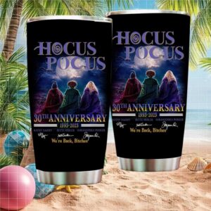 Hocus Pocus 30th Anniversary “We're Back” Sanderson Sisters Movie Tumbler