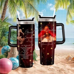 Ariana Grande Eternal Sunshine Album Art Commemorative Star Tumbler