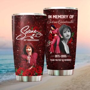 In Memory of Selena Quintanilla 1971 1995 Rose Tribute Graphic Tumbler