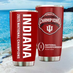 Indiana Hoosiers 2025 National Champions Miami 2026 Commemorative Tumbler