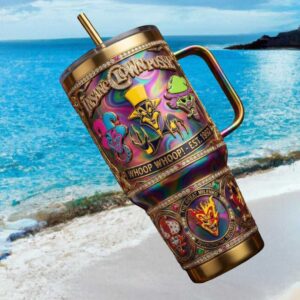 Insane Clown Posse “Great Milenko” 40oz Tumbler Psychedelic 3D Joker Card Design