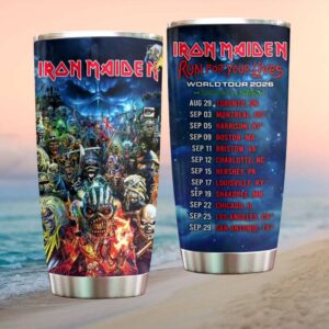 Iron Maiden Run For Your Lives World Tour 2026 Schedule Tumbler