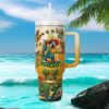 40oz Quencher Sea Turtle Mosaic Tumbler Personalized Coastal Ocean Art Gift 40oz Quencher Sea Turtle Mosaic Tumbler Personalized Coastal Ocean Art Gift