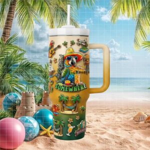 It's 5 O'Clock Somewhere Tropical Parrot Margaritaville Tumbler