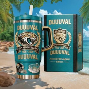 Jacksonville Jaguars 30th Anniversary “DUUUVAL” Official Fan Edition Tumbler
