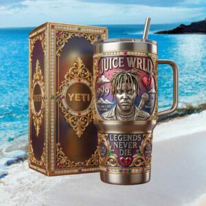 Juice WRLD Legends Never Die Tribute 999 40oz Collector Tumbler