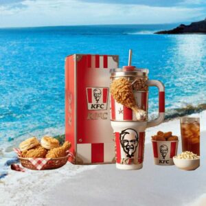 KFC Colonel Sanders Fried Chicken 3D Sculpted Pop Art Tumbler
