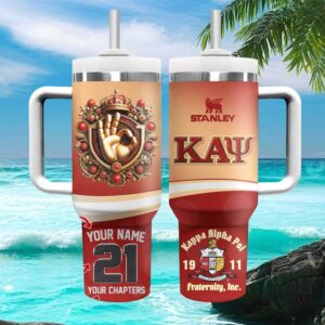 Kappa Alpha Psi Fraternity Inc. Personalized Stanley Style Tumbler KAI 1911