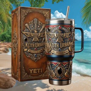 Keith Urban The Speed of Now Country Music Jeweled 3D 40oz Tumbler