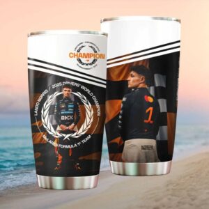 Lando Norris McLaren F1 2025 World Champion Commemorative Tumbler