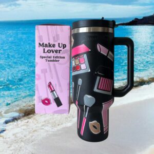 Make Up Lover Special Edition Cosmetics & Beauty 40oz Tumbler
