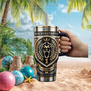 Max Verstappen F1 World Champion Lion Crest Racing Tribute