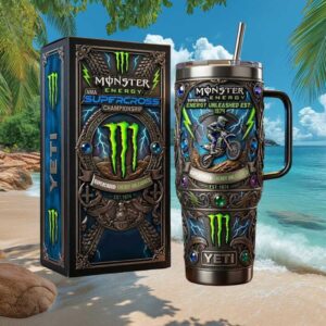 Monster Energy AMA Supercross Championship “Energy Unleashed” 40oz Tumbler