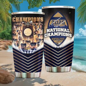 Montana State Bobcats 2025 NCAA Football National Champions Tumbler