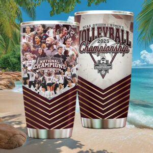 NCAA Division I Women's Volleyball 2025 National Champions Aggies Tumbler