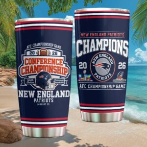 New England Patriots 2026 AFC Conference Championship Game Commemorative Tumbler